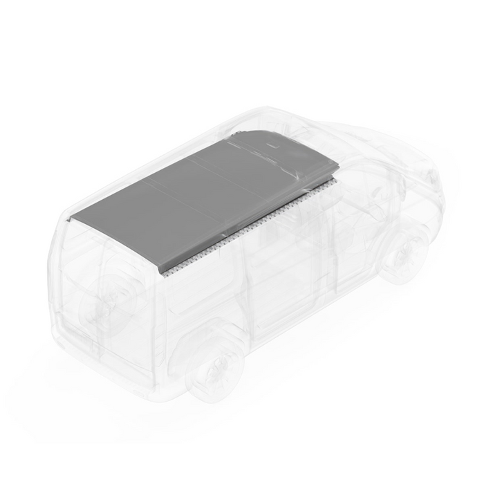 LEGEND DuraTherm Ceiling Liner Kit ONLY -  Mercedes Metris Regular Wheelbase Cargo Van - Textured Grey - Single Side Door Model 155-114-2613