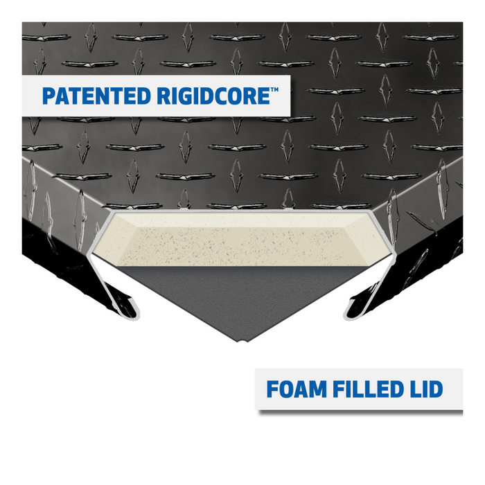 UWS 63" Slim Truck Tool  Box - Low Profile Model TBS-63-SL-LP-B