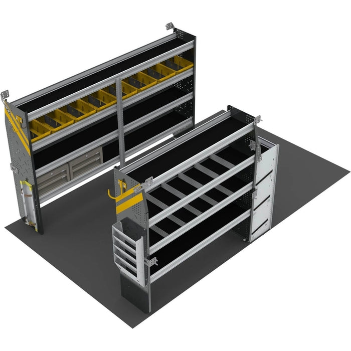 Ranger Design HVAC Van Shelving Package for 10' Box Truck - Enclosed Trailer Model BTS-12
