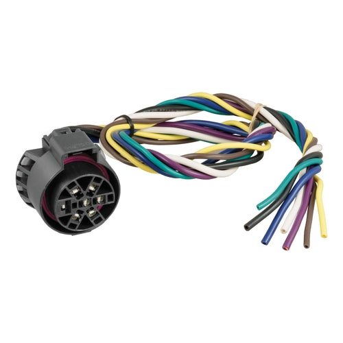 CURT Replacement USCAR Connector Wiring Harness, 24-Inch Wires, 7 Pin Trailer Wiring Model 56229