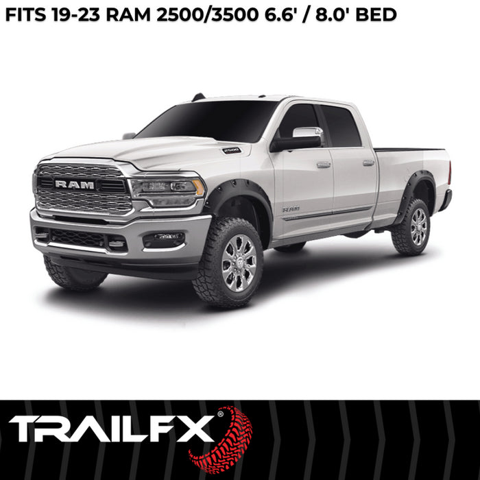 TrailFX Fender Flare Pocket Style Flare Smooth Set Of 4 Model TFD3006S