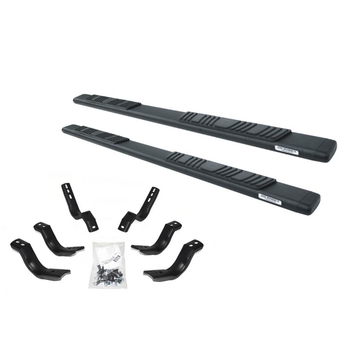 Go Rhino 5" OE Xtreme Low Profile Step Nerf Bars with Mounting Brackets Kit Model 685451687T