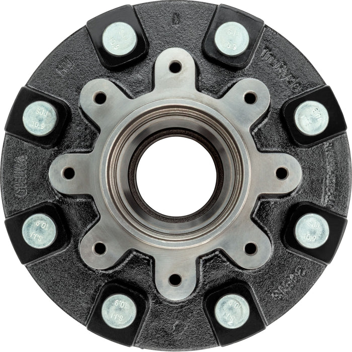 CURT Threaded Trailer Idler Hub Assembly - 16,000-lb. 8 on 275 mm, 17-1/2" Wheel Size, M22 Studs Model 2024029115