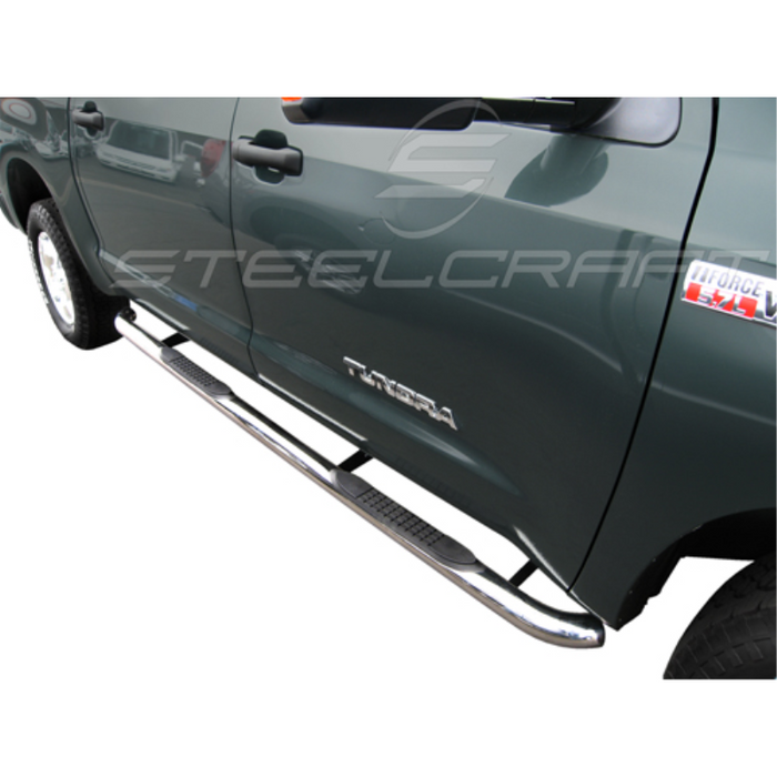 Steelcraft 3in. Round Stainless Steel Step Nerf Bars Model 233127