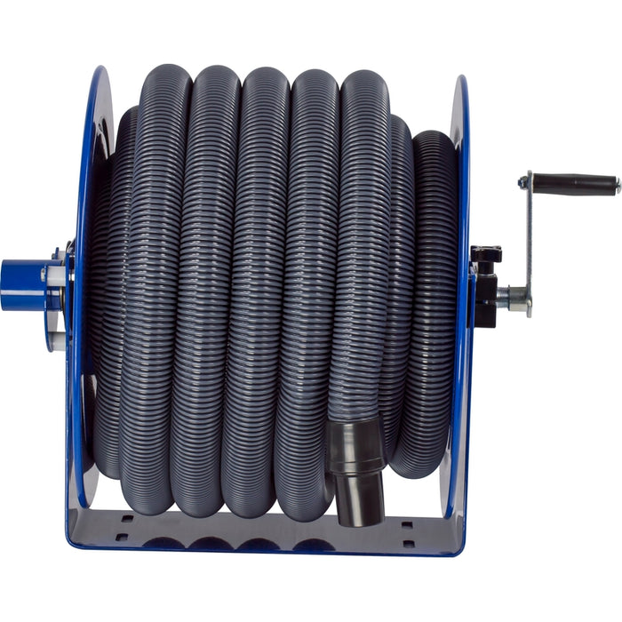 Coxreels V100 Series Vacuum Only Direct Crank Rewind Hose Reel 1-1/2 in. x 35 ft. - No Hose Model V-117-850
