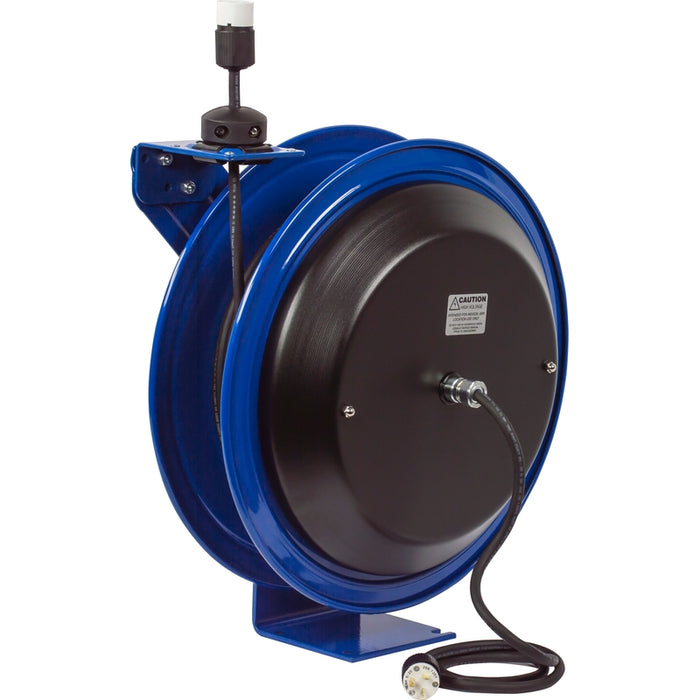 Coxreels PC Series Spring Driven Cord Reel Single Industrial Receptacle 16 GA x 75 ft. - Cord Included Model PC19-7516-A