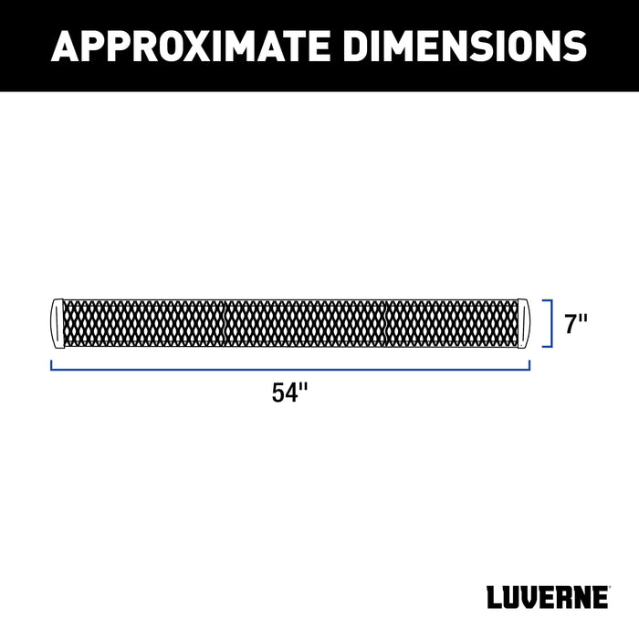 Luverne  Grip Step 7" x 54" Aluminum Passenger Running Board Fleet Kit Select Transit Model 415254-401727-0