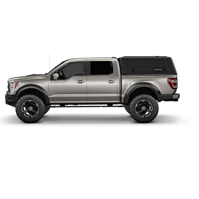 SmartCap Matte Black Truck Bed Cap EVOa Adventure Series w/ Vertical Locks Model EA0318-MB