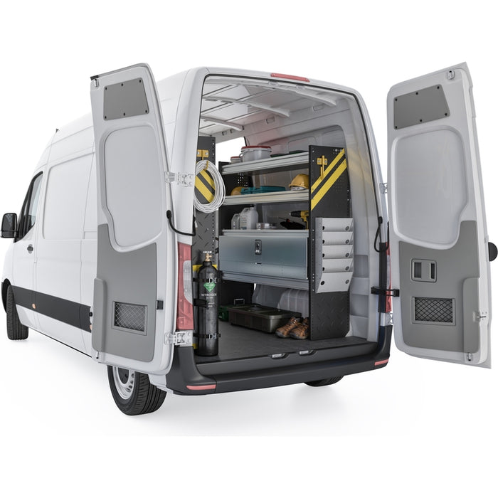 Ranger Design HVAC Van Shelving Package for Mercedes Sprinter High Roof 144" Wheelbase Model DHS-12