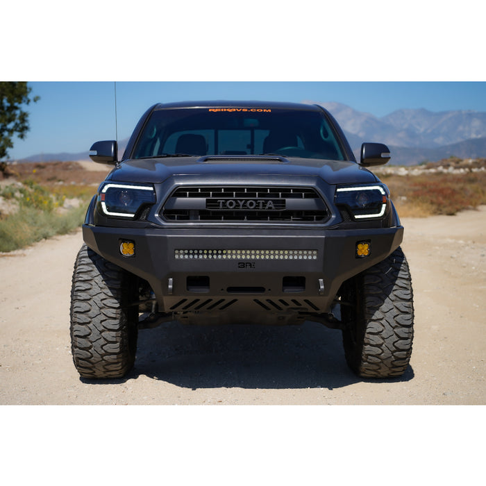 Body Armor 4x4 2005-2015 Toyota Tacoma Pro Series Front Winch Bumper Model TC-19341