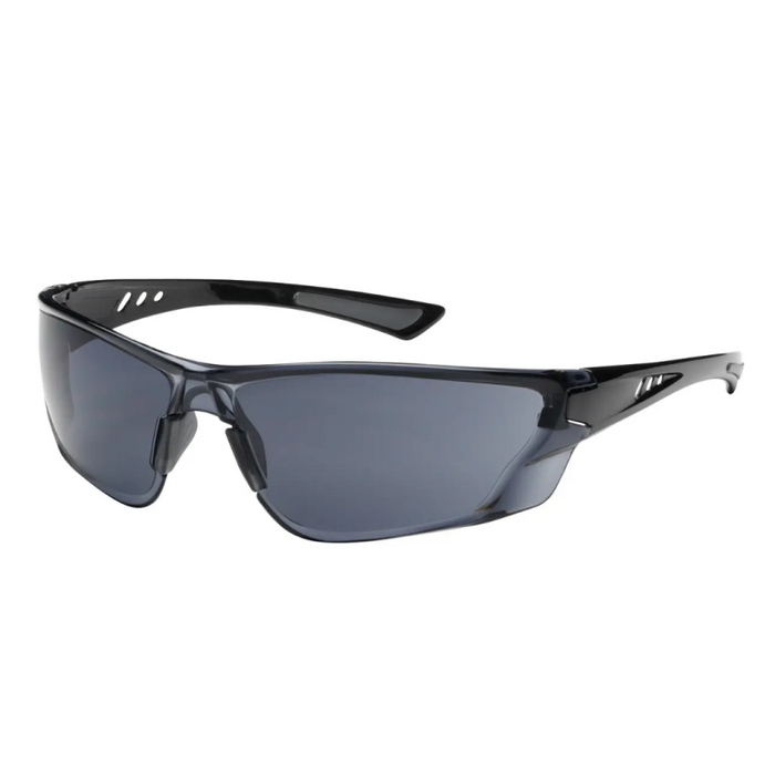 PIP Recon Safety Glasses, Grey Lens, Fogless 360, Black Temple, Rubber Nose & Temple Pads Model 250-32-0521