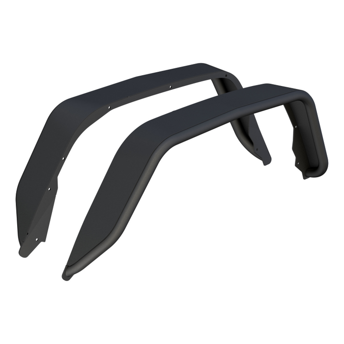 ARIES Jeep Gladiator JT Smooth Carbide Black Aluminum Rear Fender Flares Model 2500217