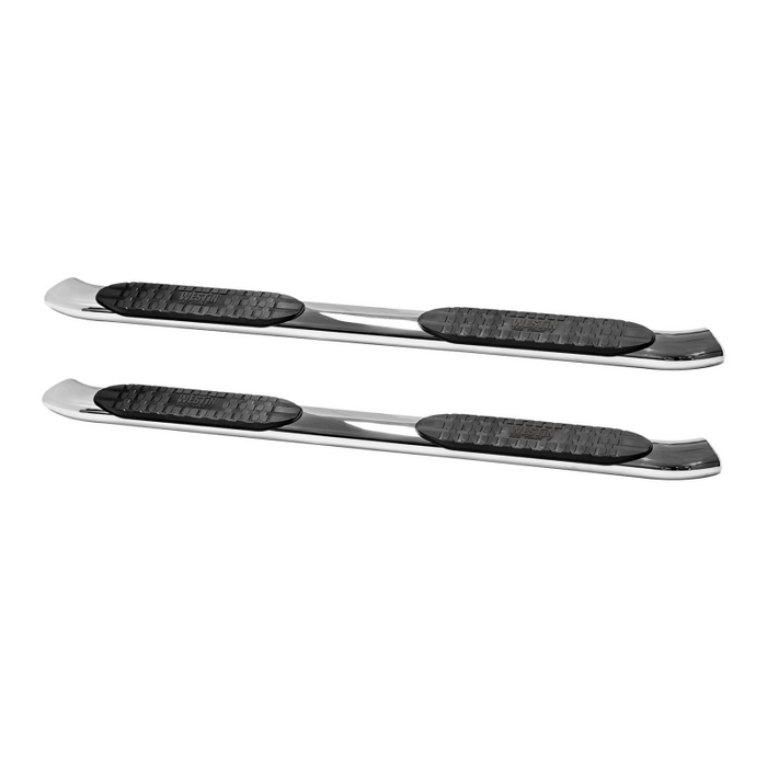 Westin PRO TRAXX 5 Oval Step Nerf Bars Polished Stainless Steel Model 21-51330