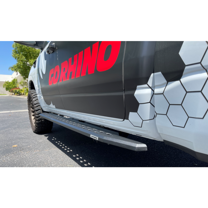Go Rhino RB20 Slim Line Running Boards with Mounting Brackets Kit Model 69430687SPC