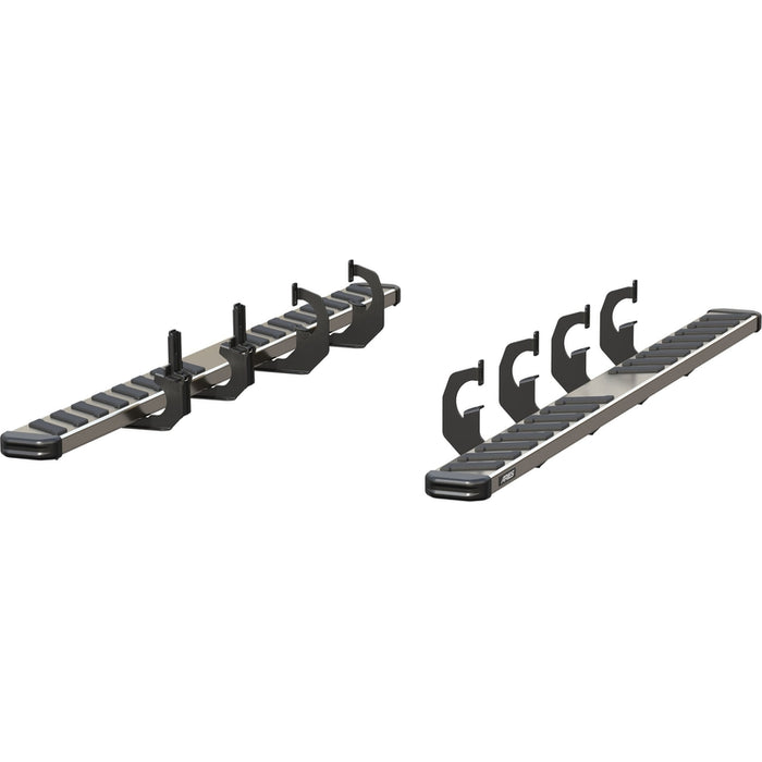 ARIES NovaTrac 6" x 91" Polished Steel Running Boards, Fits Select Silverado, Sierra Diesel Model 2553008