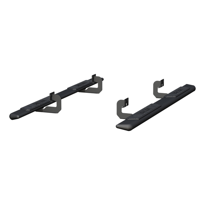 ARIES AscentStep 5-1/2" x 85" Black Steel Running Boards Model 2558009