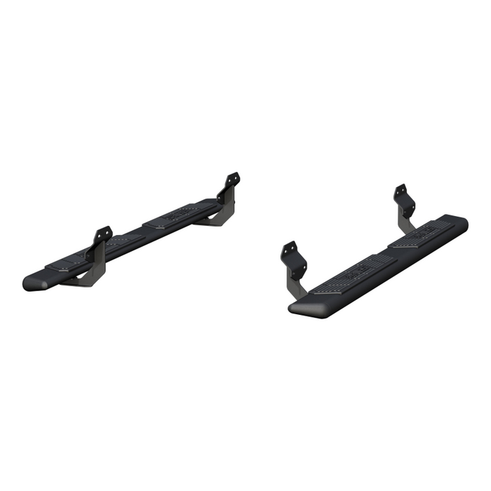 ARIES AscentStep 5-1/2" x 75" Black Steel Running Boards Model 2558012
