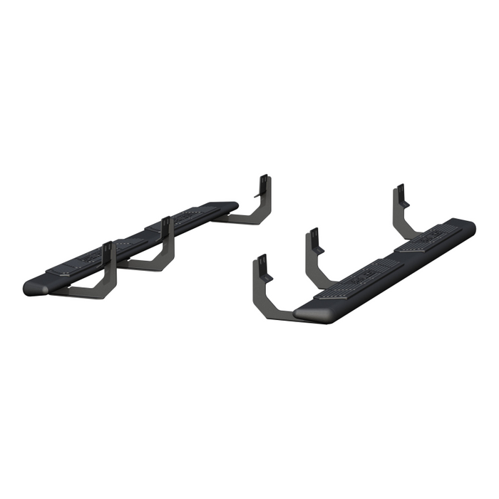 ARIES AscentStep 5-1/2" x 75" Black Steel Running Boards Model 2558045