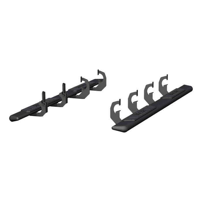 ARIES AscentStep 5-1/2" x 91" Black Steel Running Boards Model 2558046