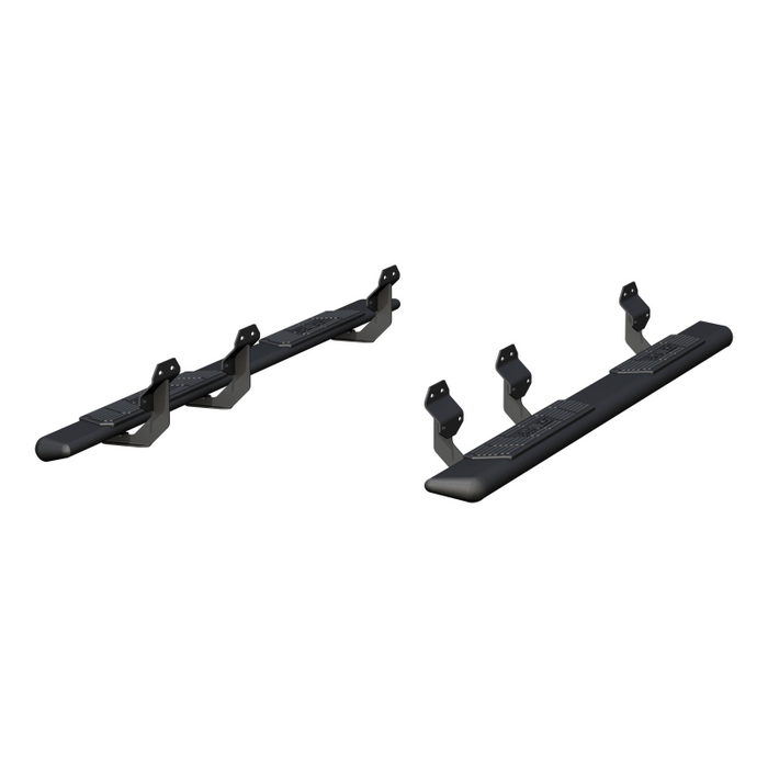 ARIES AscentStep 5-1/2" x 91" Black Steel Running Boards Model 2558048