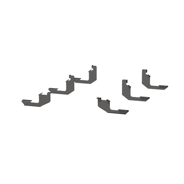 ARIES AscentStep 5-1/2" x 85" Black Steel Running Boards Model 2558052