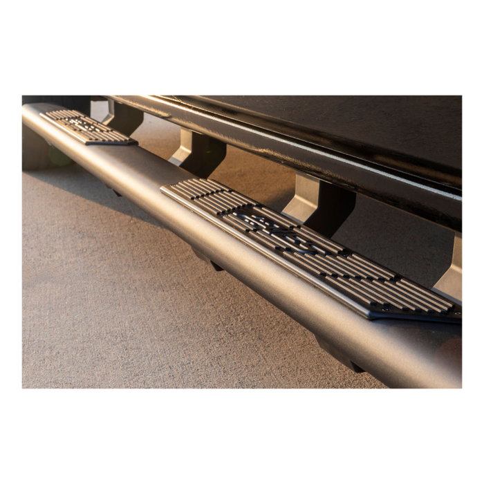 ARIES AscentStep 5-1/2" x 85" Black Steel Running Boards Model 2558052