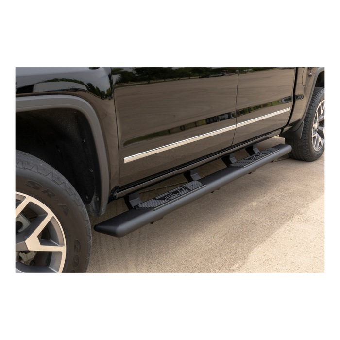 ARIES AscentStep 5-1/2" x 85" Black Steel Running Boards Model 2558052