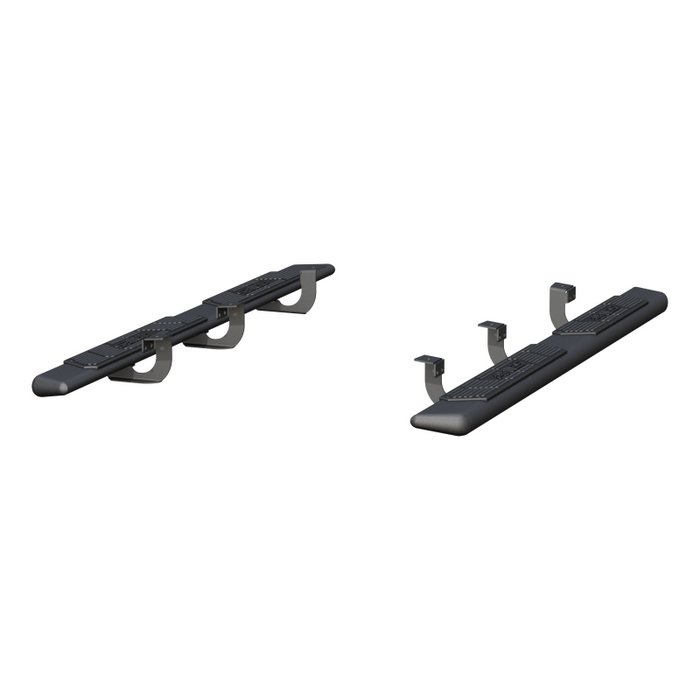 ARIES AscentStep 5-1/2" x 75" Black Steel Running Boards Model 2558054