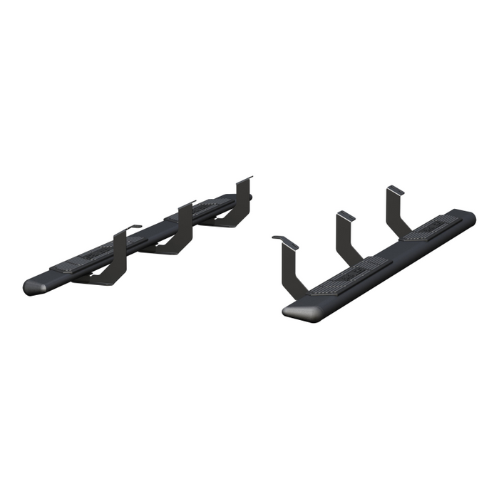 ARIES AscentStep 5-1/2" x 85" Black Steel Running Board Model 2558055