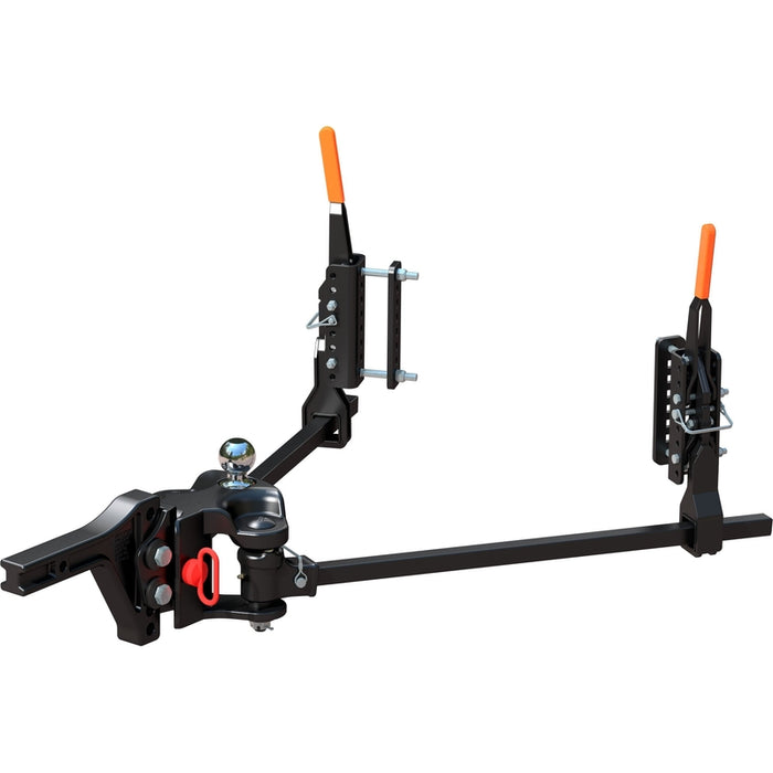 CURT TruTrack 4P Trailer-Mounted Weight Distribution Hitch with Active Sway Control, Up to 10,000 GTW Model 17520