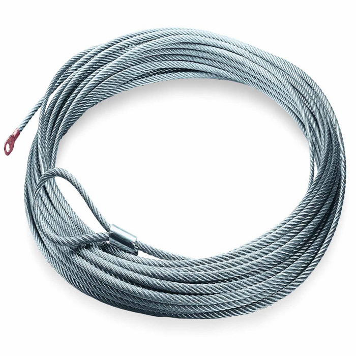 Warn Replacement Steel Rope 5/32 Inch Diameter X 50 Feet Length Model 69336