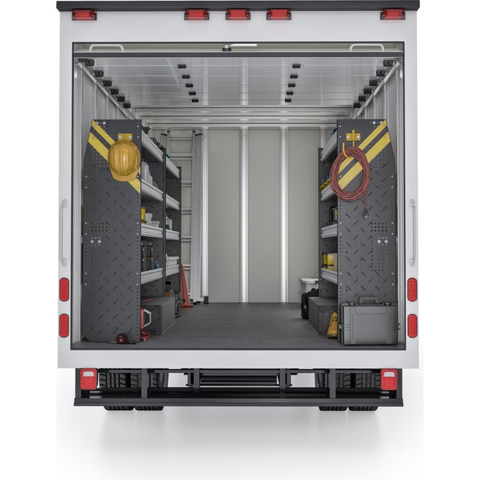 Ranger Design Mobile Service & Plumbing Van Shelving Package for 14' Box Truck-Enclosed Trailer Model BTL-16