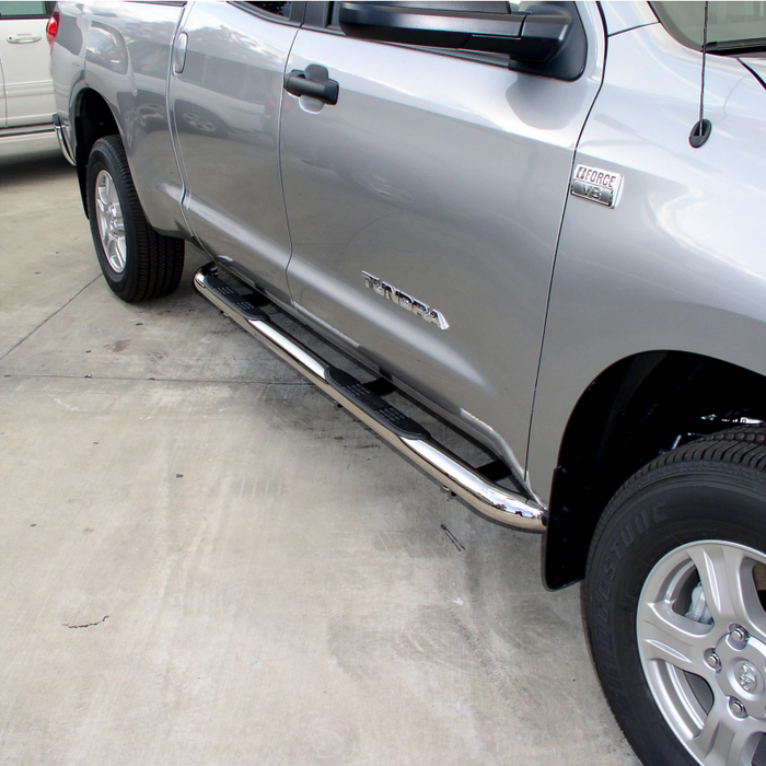ARIES 3" Round Polished Stainless Step Nerf Bars Model 202013-2