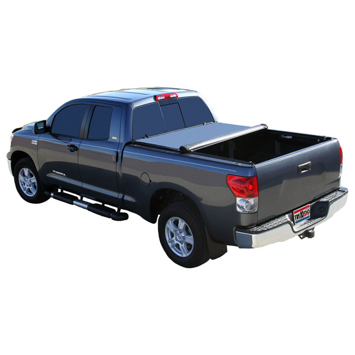 Truxedo Deuce Tonneau Cover - Black - 2022-2024 Toyota Tundra 6' 7" Bed with Deck Rail System Model 764301