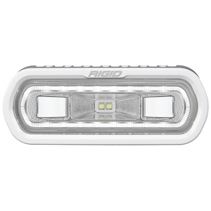 Rigid Industries SR-L Series Marine Spreader Pod, 2 Wire, Surface Mount, White W/White Halo Model 51100