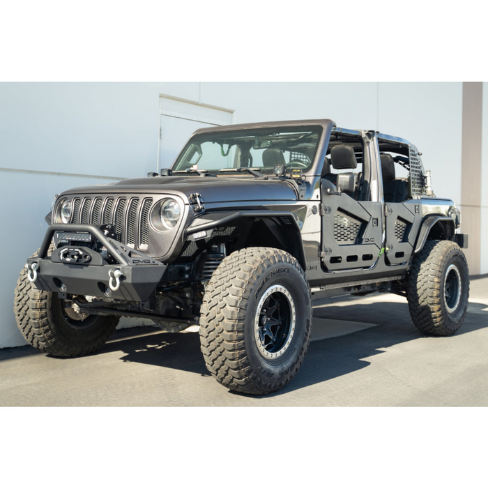 DV8 Offroad 2018-2026 Jeep Wrangler JLU 4-Door Rock Skins Model SRJL-09