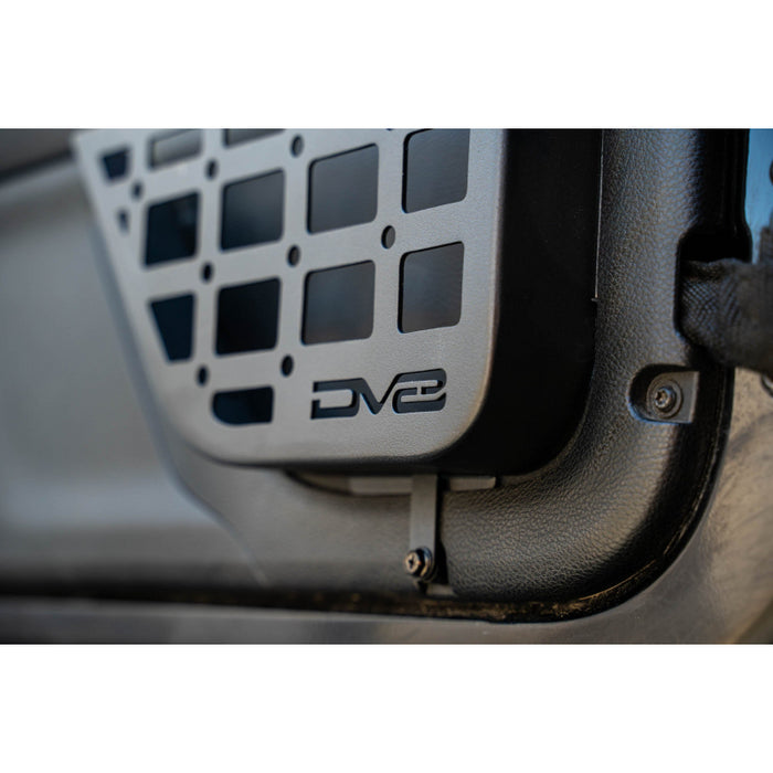 DV8 Offroad 2011-2018 Jeep Wrangler JK 2-Door Slim Front Door ONLY Molle Pockets Model MPJK-07