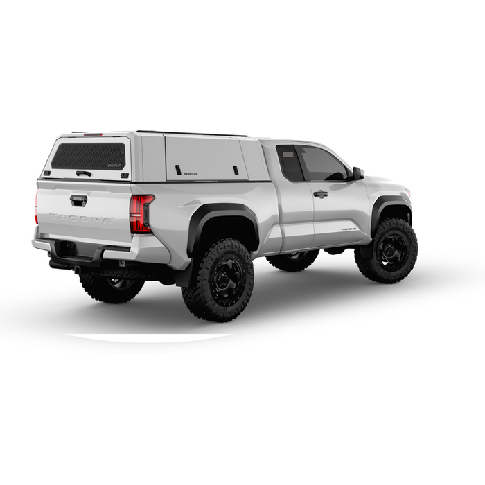 SmartCap OEM White Truck Bed Cap EVOc Commercial Series w/ Vertical Locks Model EC1313-WH