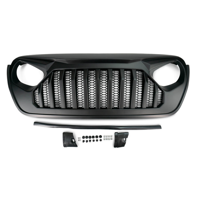 DV8 Offroad 2018-2025 Jeep Gladiator JT Replacement Grille Black Model GRJL-01