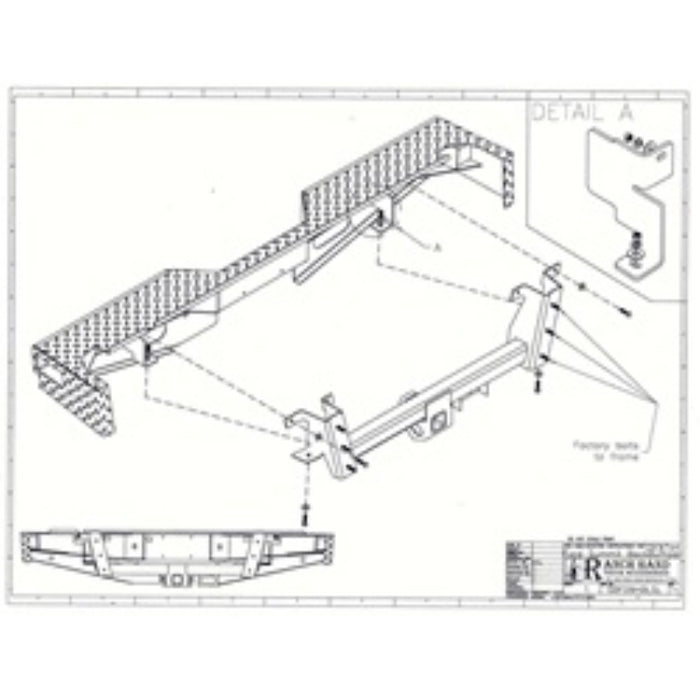 Ranch Hand Sport Series Rear Bumper Fits Select 09-14 Ford F-150 Model SBF09HBLSL