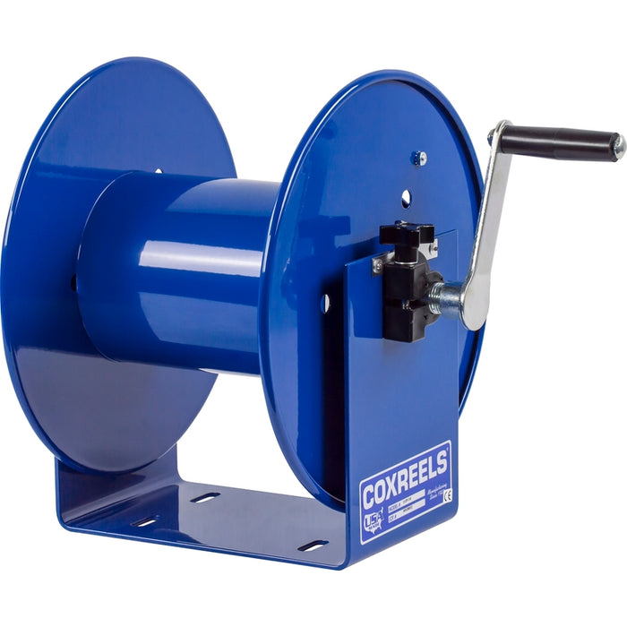CoxReels 100 Pure Flow Series Compact Hand Crank Breathing Air Hose Reel 3/8 in. x 100 ft. - No Hose Model 112P-3-8