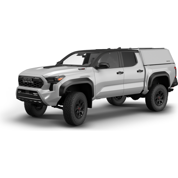 SmartCap OEM White Truck Bed Cap EVOh Hatchback Series w/ Vertical Locks Model EH1312-WH
