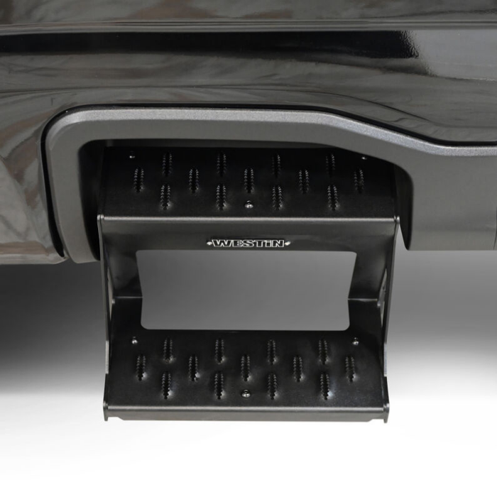 Westin Grate Side Bed Step Steel Powder Coated Textured Black Model 27-74005