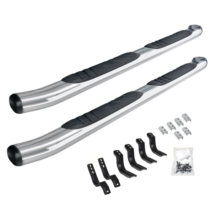 Go Rhino 5" OE Xtreme Composite Step Nerf Bars with Mounting Brackets Kit Model 685443280CC