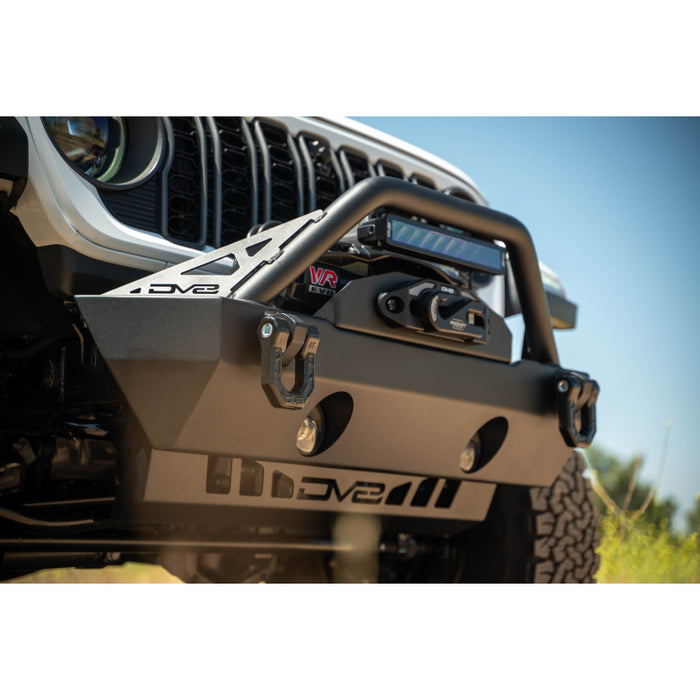 DV8 Offroad 2007-2025 Jeep Gladiator JT Wrangler JK JKU JL JLU Fs-15 Series Front Bumper Model FBJL-05