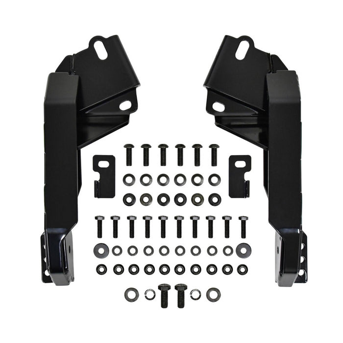 Westin HDX 1-Piece Winch Mount Grille Guard Black Steel Model 57-93975