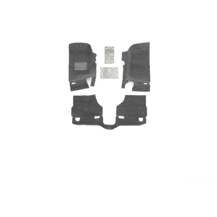Husky Liners Jeep Bedrug 2Dr Front 3Pc Floor Kit (Includes Heat Shields) Model HBRJK11F2