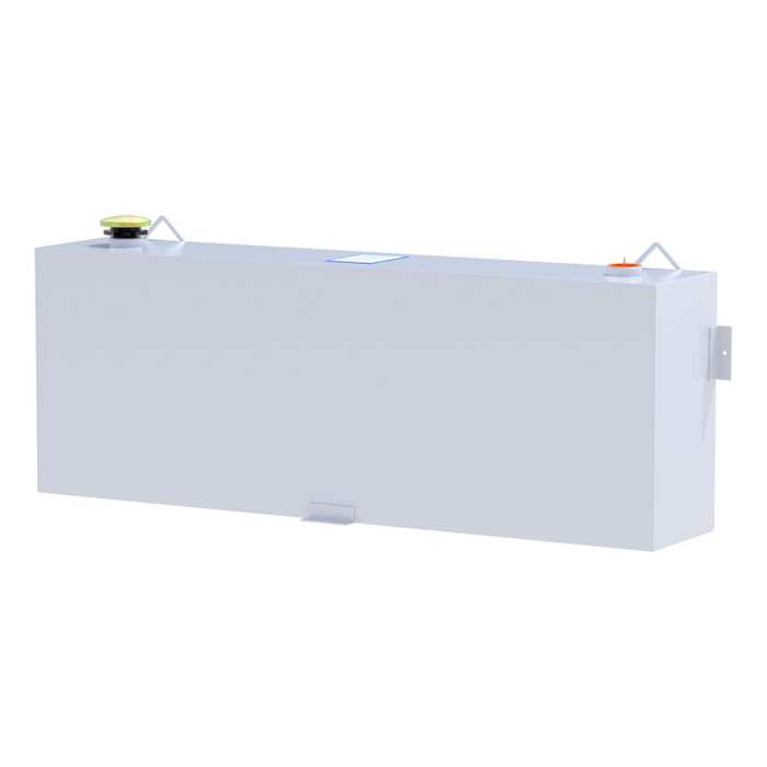 UWS White 45-Gallon Vertical Steel Transfer Tank Model ST-45-R-W