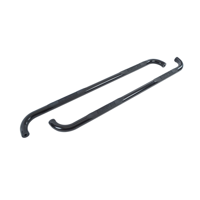 Go Rhino 4000 Series Step Nerf Bars with Mounting Brackets Kit Black Powder Coat Model 4180B