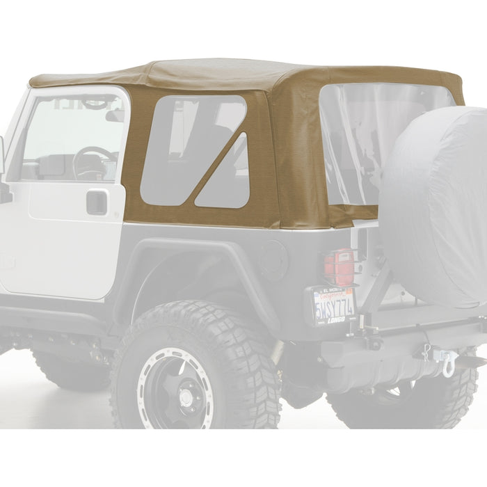 Smittybilt OEM Replacement Soft Top w/ Tinted Windows - Denim Spice (97-06 TJ) Model 9970217